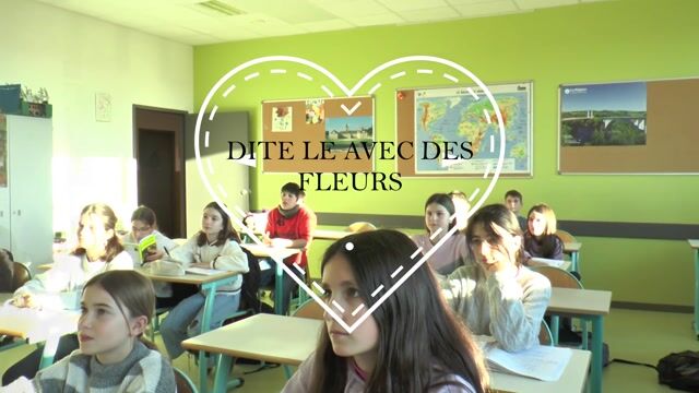 Dite le avec des fleurs