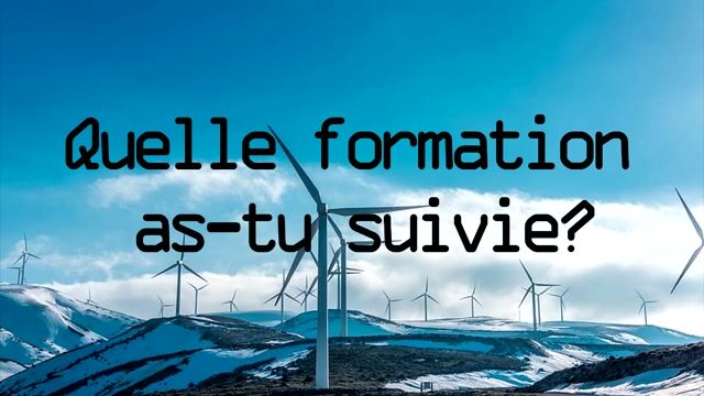 Etienne Cousin technicien de maintenance en éolien