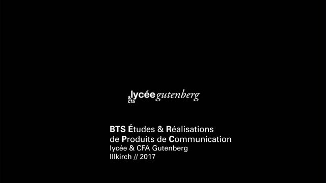 Vidéo promotionnelle BTS Études de Réalisation d’un Projet de Communication (BTS ERPC)