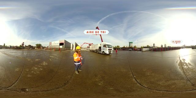 [360°] Visite d'un centre de tri