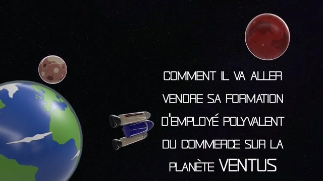 Vente dans le cosmos