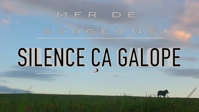 Silence ça galope.
