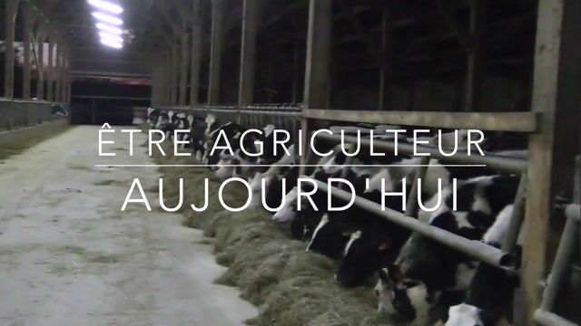 être agriculteur aujourd'hui