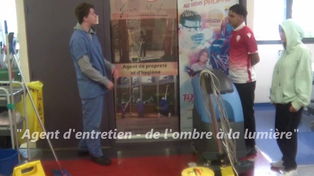 "Agent d'entretien, de l'ombre à la lumière"
