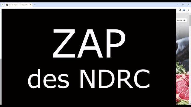 Le ZAP des NDRC