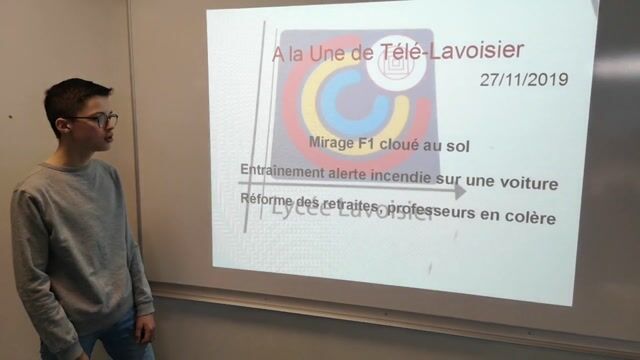 Télé Lavoisier : Enquête sur un mirage F1 cloué au sol.