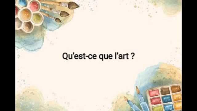 Les différents types d'art