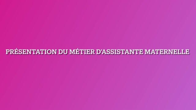 Assistantes maternelles