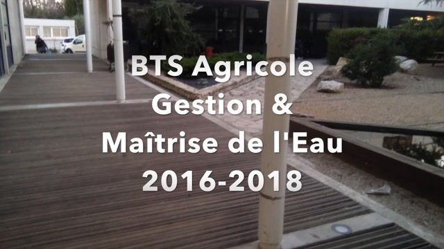 L'eau, un circuit d'avenir avec le BTS Gestion Et Maîtrise de l'EAU
