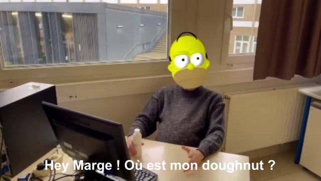 Homer Simpson fait de la chimie.