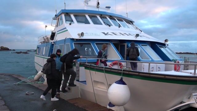 souffleur de verre sur l'île