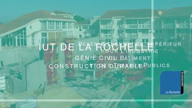 Département Génie Civil - Construction Durable  -  IUT La Rochelle