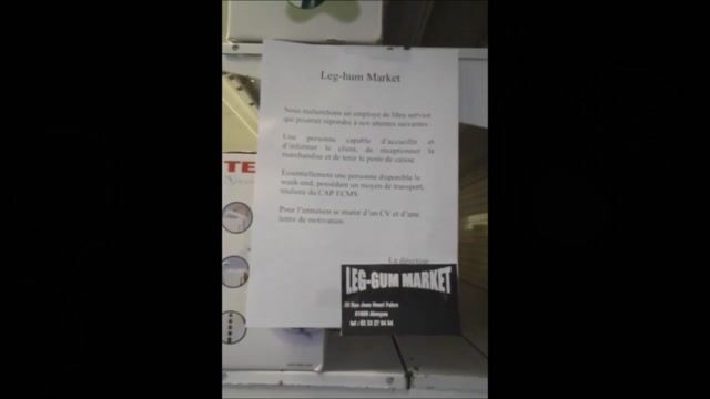 UNE JOURNEE EMPLOYE DE COMMERCE