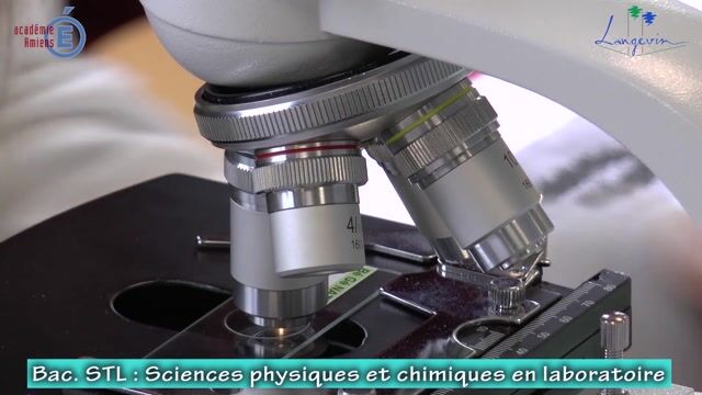 Le BAC technologique STL au lycée Paul Langevin de Beauvais.