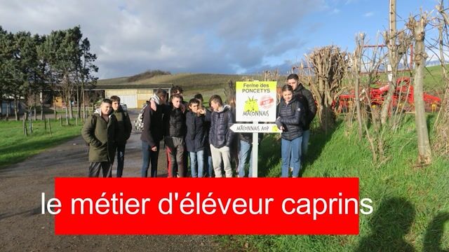 Le métier d'éleveur caprins