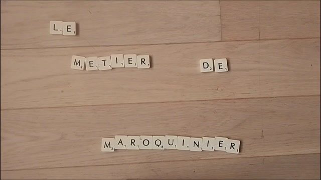 Le métier de maroquinier