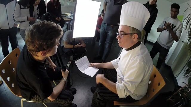 Making of Portraits de jeunes cuisiniers