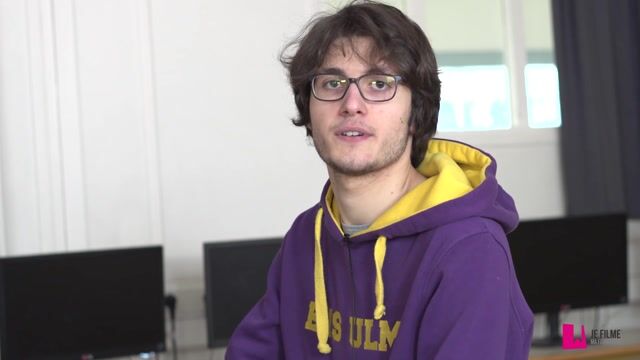 Guillaume, étudiant à l'Ecole Normale Supérieure