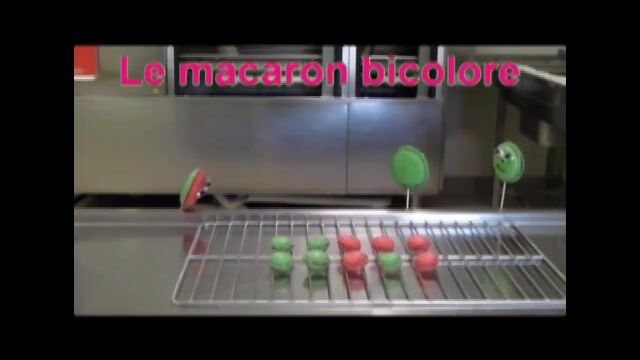 Le macaron bicolore