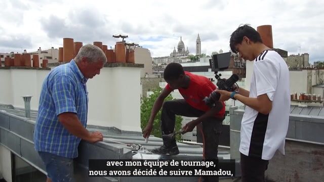 Entre terre et ciel.