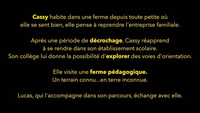 Terrain connu, en terre inconnue: découverte d'une ferme pédagogique.