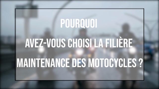 Le motocycle, une passion avant tout!
