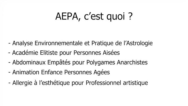 Votre ambition : l'animation!