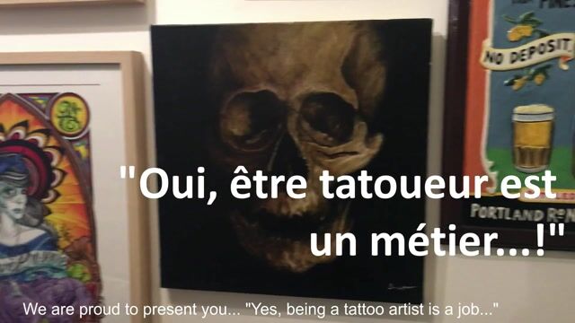 Oui, être tatoueur est un métier...