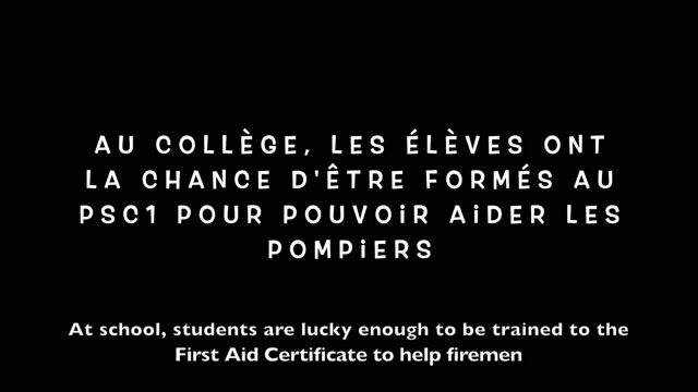 Pleins feux sur les pompiers