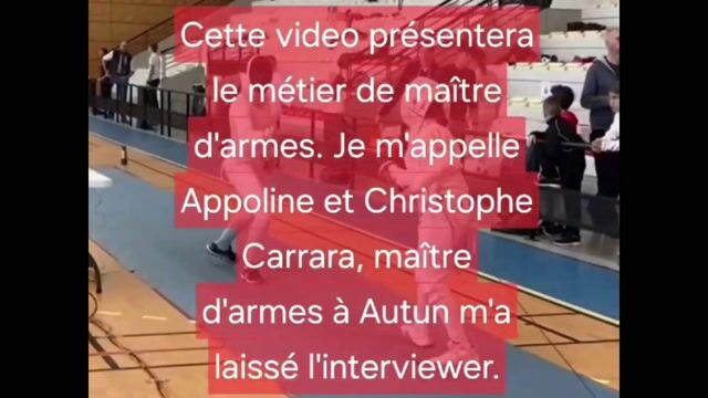 Être Maître d'armes