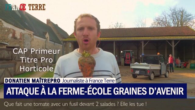 Attaque à la ferme école