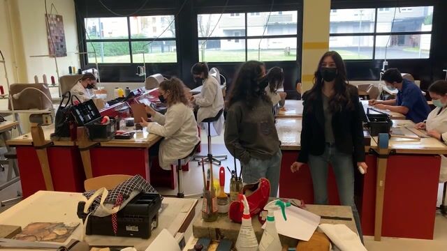Formation maroquinerie lycée de Mazamet