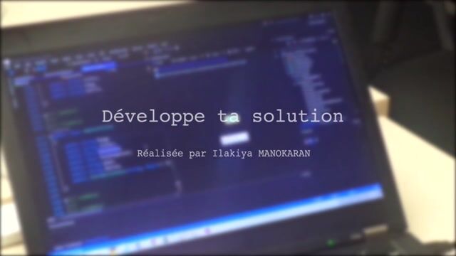 Développe ta création