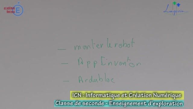 Enseignement d'exploration Seconde ICN au lycée Paul Langevin de Beauvais