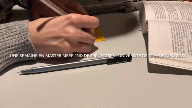 Une semaine en master MEEF !