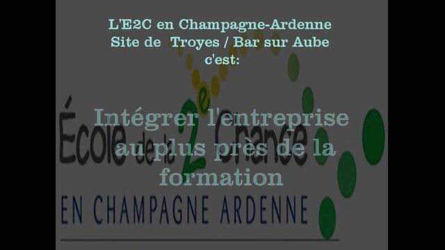 Je filme ma formation E2C Troyes/Bar sur Aube